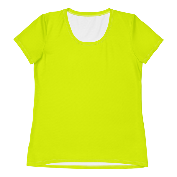 Women's Athletic T-Shirt | Neon Lime