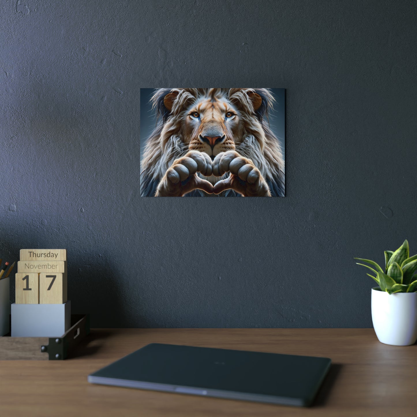 Lion's Royal Heart - Aluminum Composite Panel
