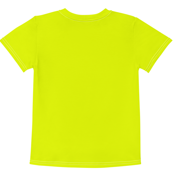 kids-cotton-crew-neck-t-shirt-neon-lime