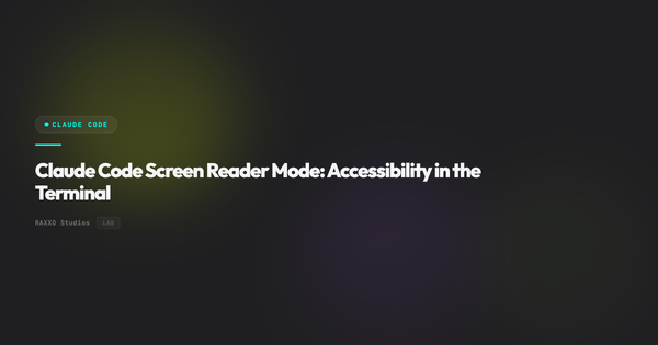 Claude Code Screen Reader Mode: Accessibility in the Terminal