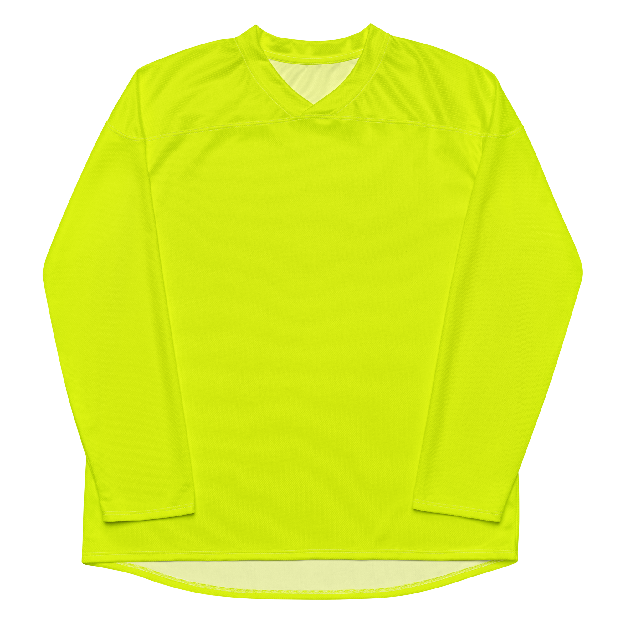Recycled Hockey Jersey | Neon Lime