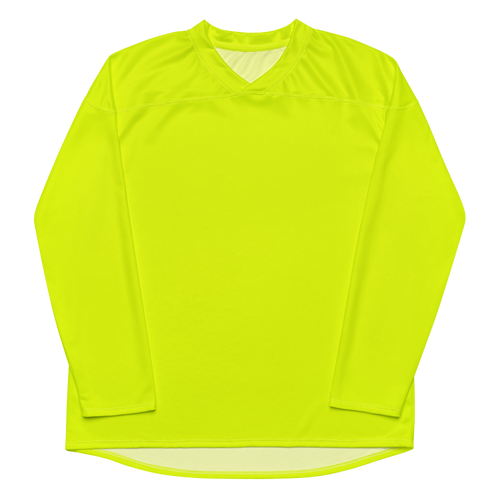 Recycled Hockey Jersey | Neon Lime