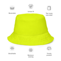 Reversible Bucket Hat | Neon Lime