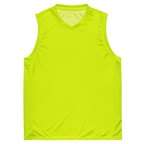 Recycled Basketball Jersey | Neon Lime