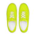Women's Lace-Up Canvas Shoes | Neon Lime