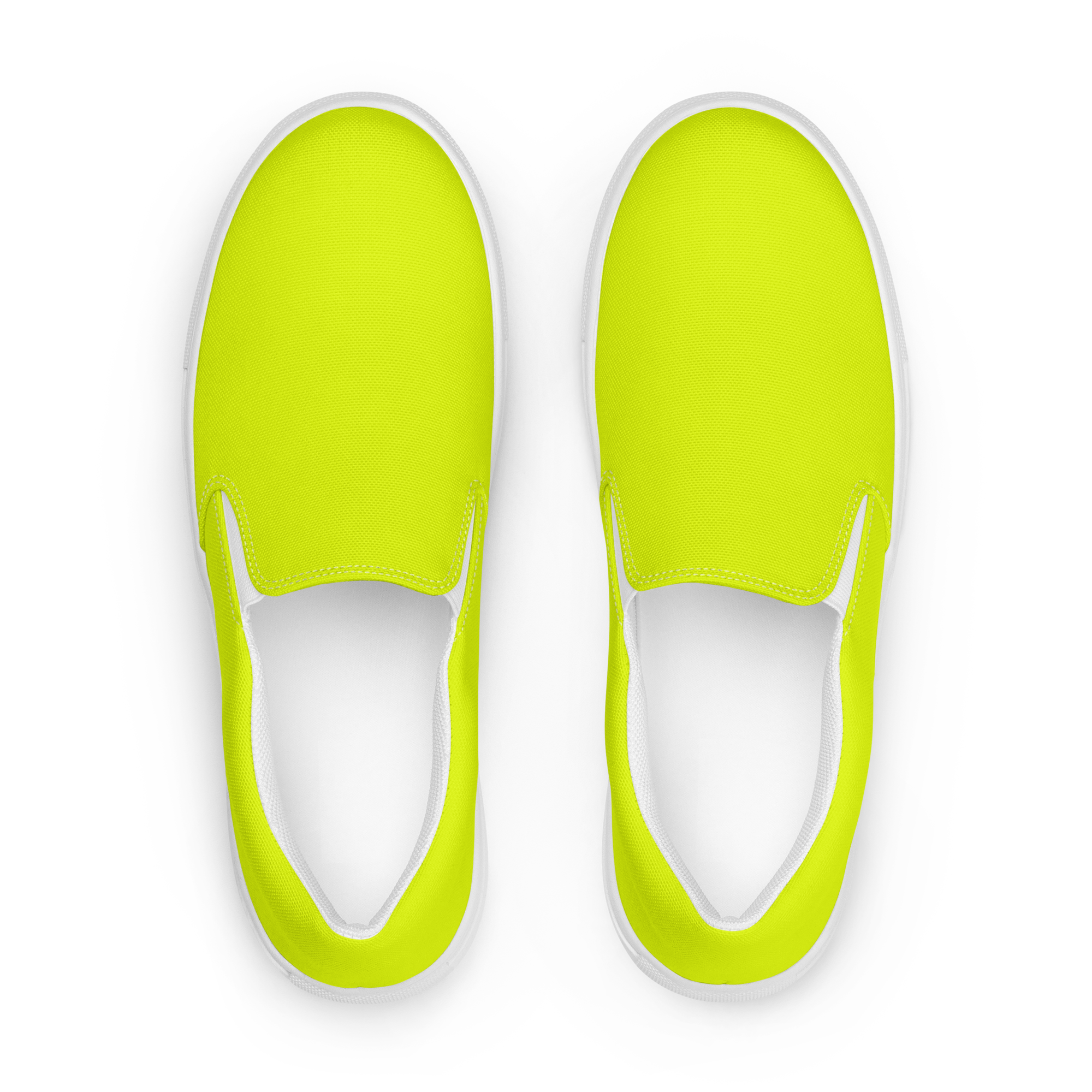 Women's Slip-On Canvas Shoes | Neon Lime