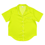 Women's Short Sleeve Pajama Top | Neon Lime