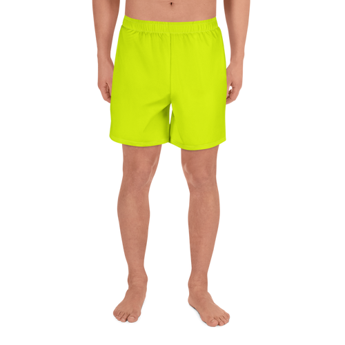 Unisex Athletic Long Shorts | Neon Lime