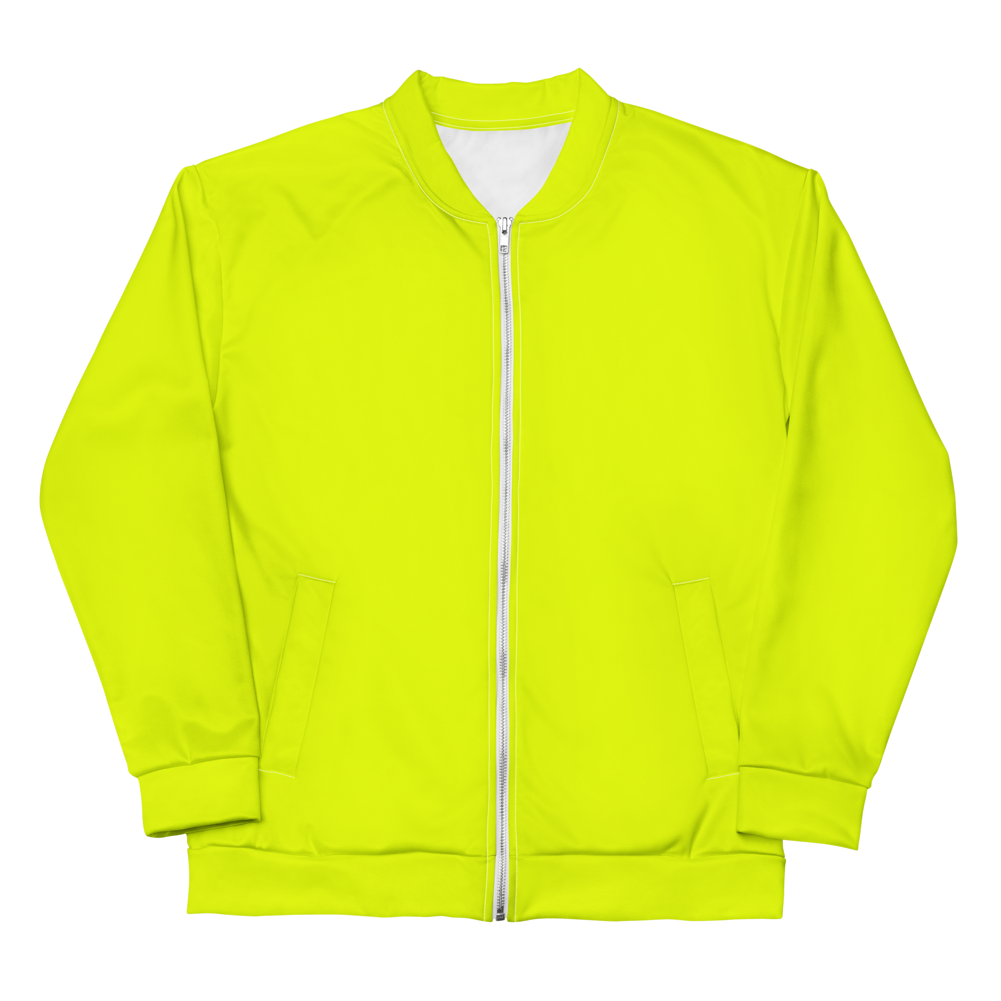 Unisex Bomber Jacket | Neon Lime