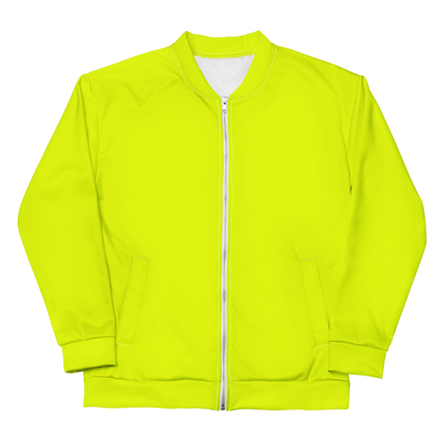 Unisex Bomber Jacket | Neon Lime