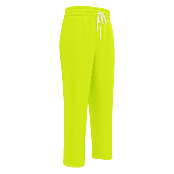 Unisex Wide-Leg Joggers | Neon Lime