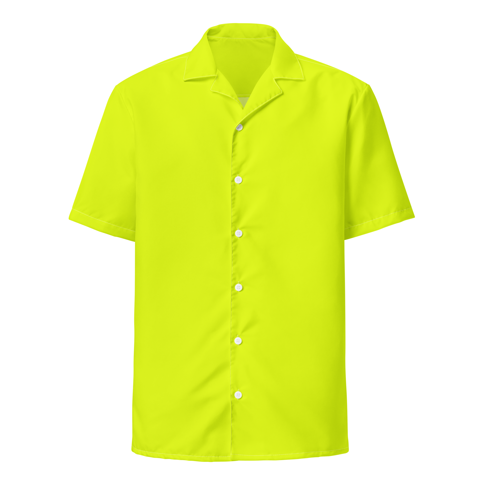Unisex Button Shirt | Neon Lime