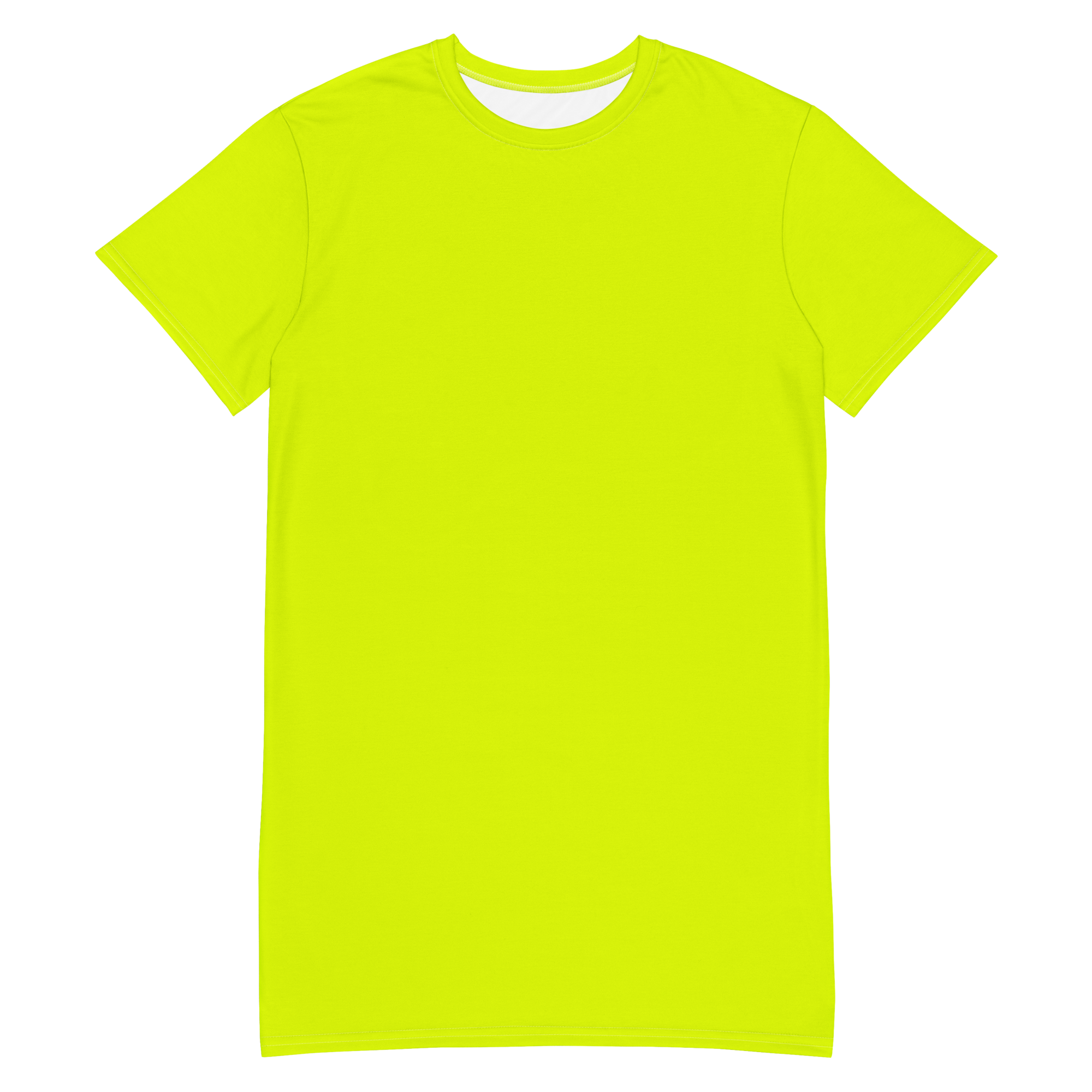 T-Shirt Dress | Neon Lime