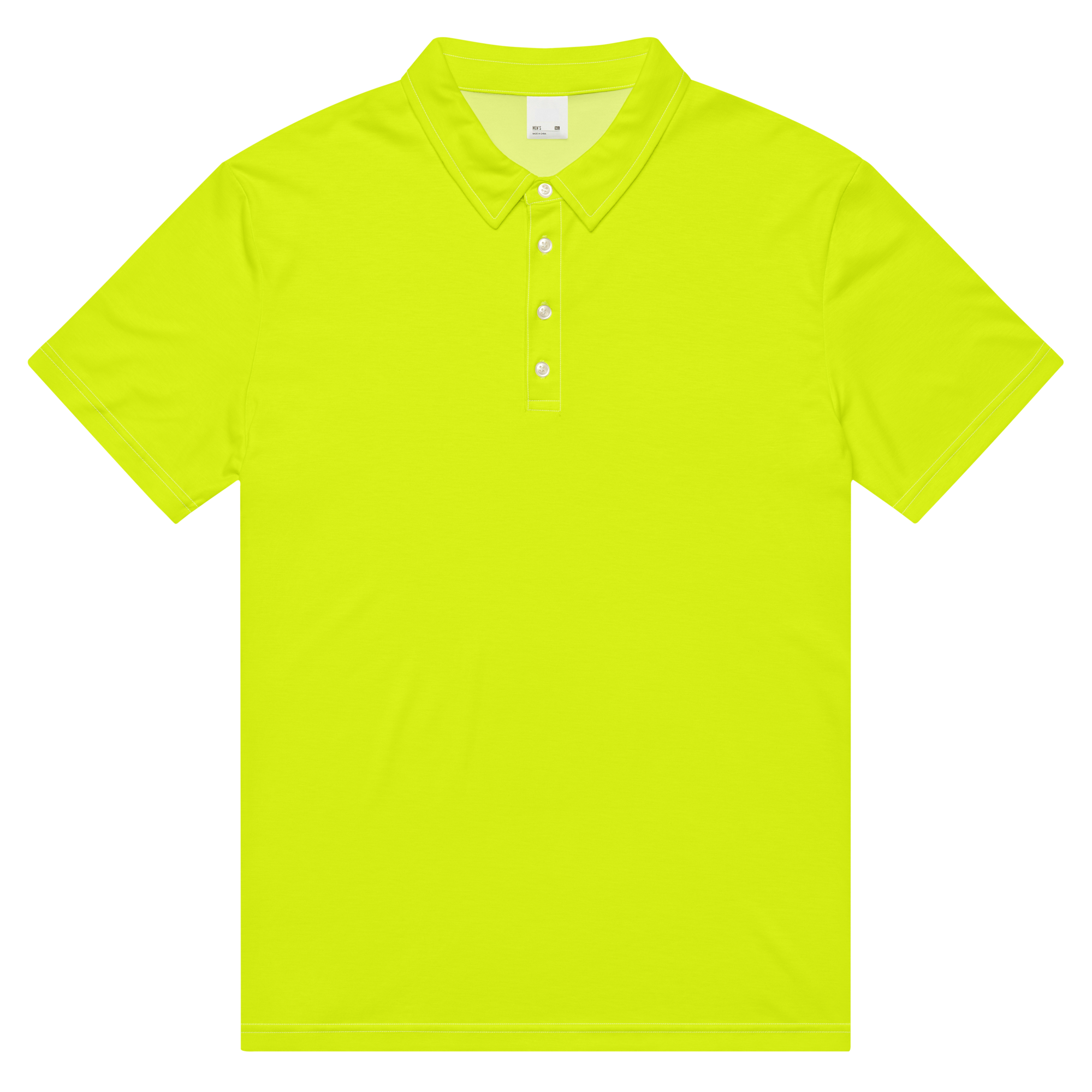 Men's Slim Fit Polo | Neon Lime