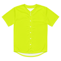 Recycled Baseball Jersey | Neon Lime