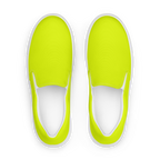 Women's Slip-On Canvas Shoes | Neon Lime
