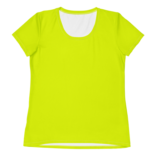 Women's Athletic T-Shirt | Neon Lime