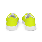 Men's Lace-Up Canvas Shoes | Neon Lime