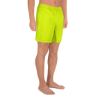 Unisex Athletic Long Shorts | Neon Lime