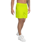 Unisex Athletic Long Shorts | Neon Lime