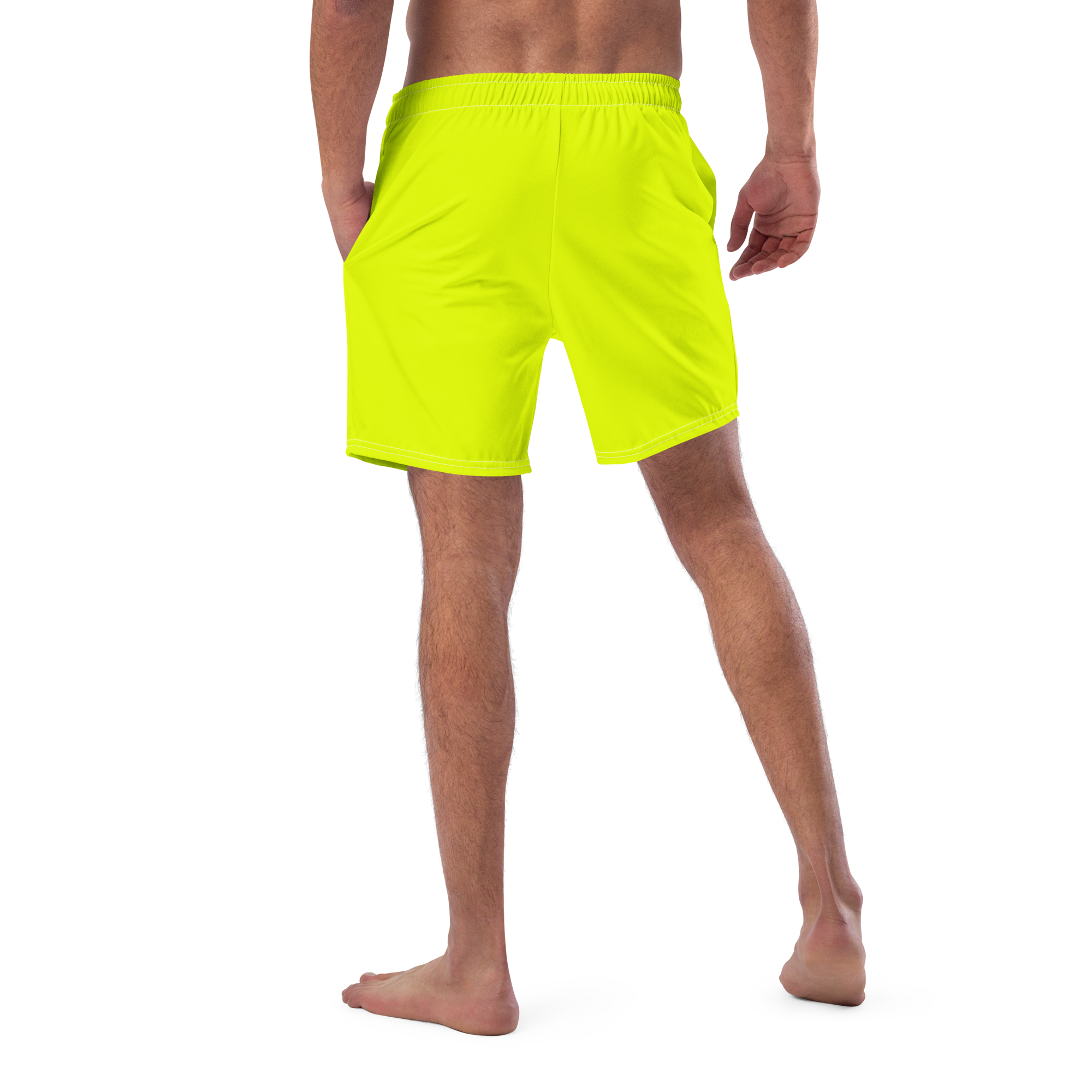 Recycled Swim Trunks | Neon Lime