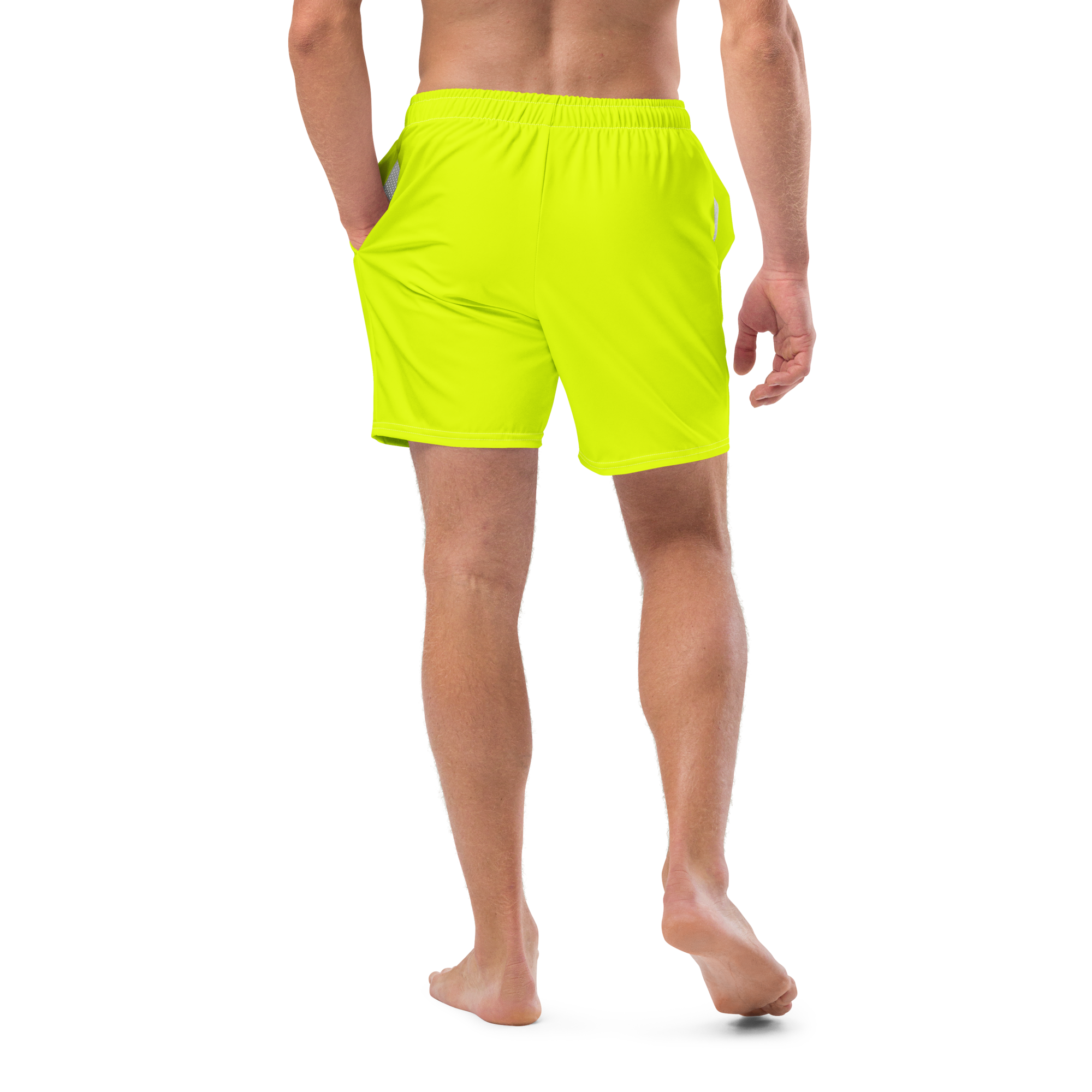 Recycled Swim Trunks | Neon Lime