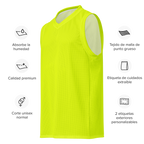 Premium Basketball Jersey | Neon Lime