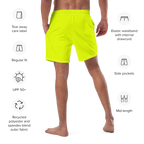 Recycled Swim Trunks | Neon Lime