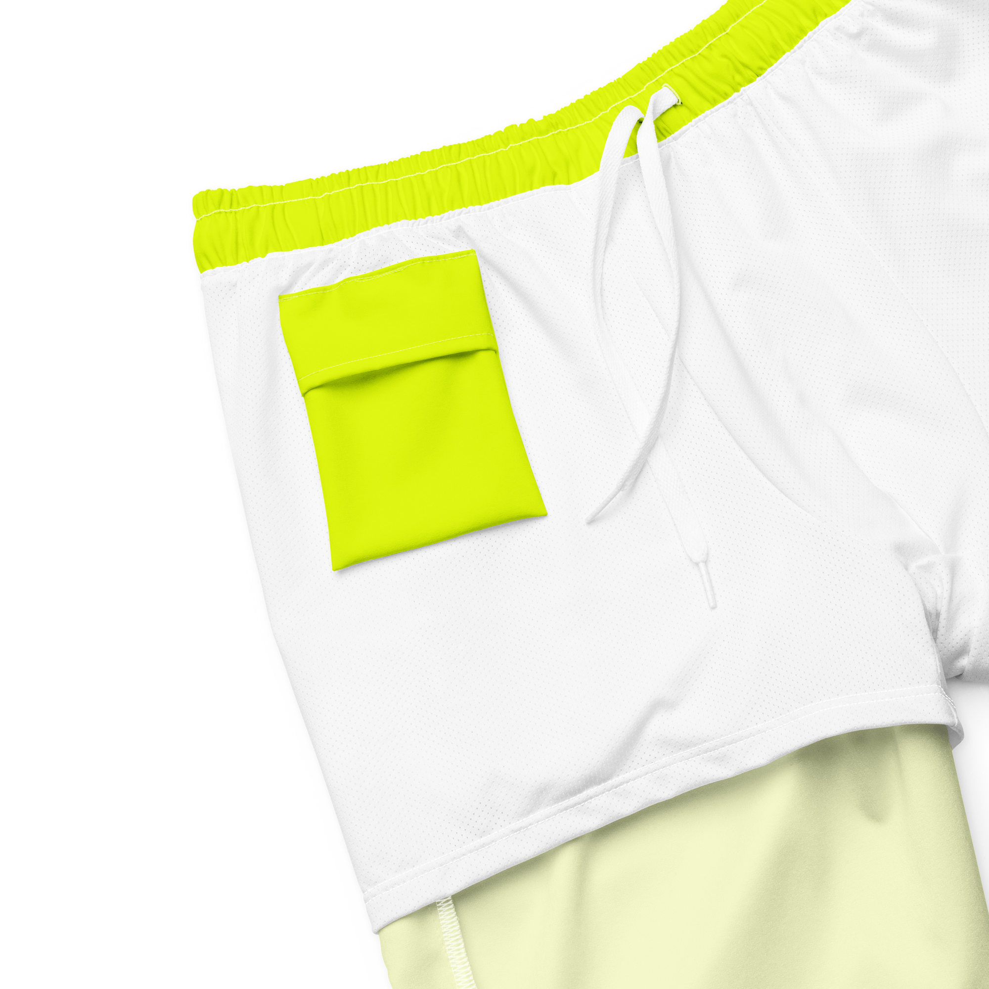 Recycled Swim Trunks | Neon Lime