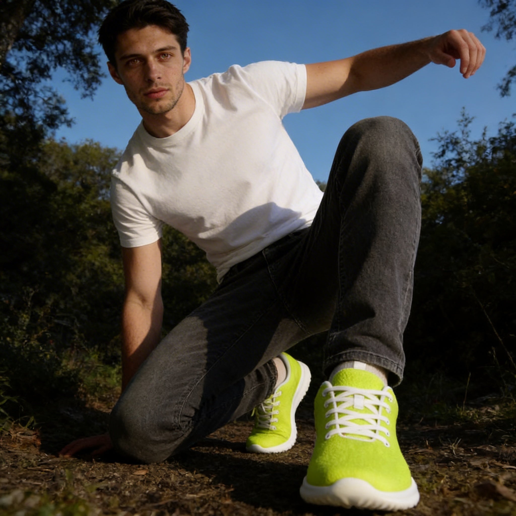 Men's Athletic Shoes | Neon Lime