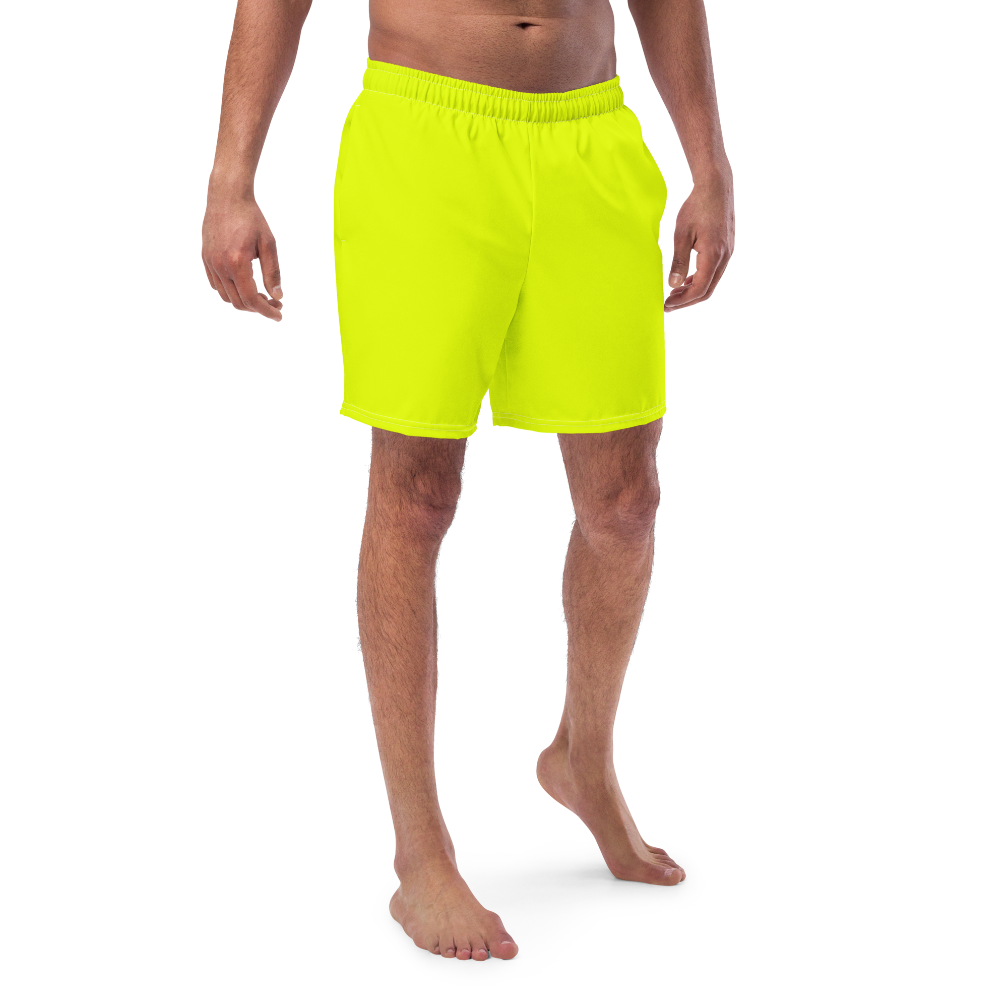 Recycled Swim Trunks | Neon Lime