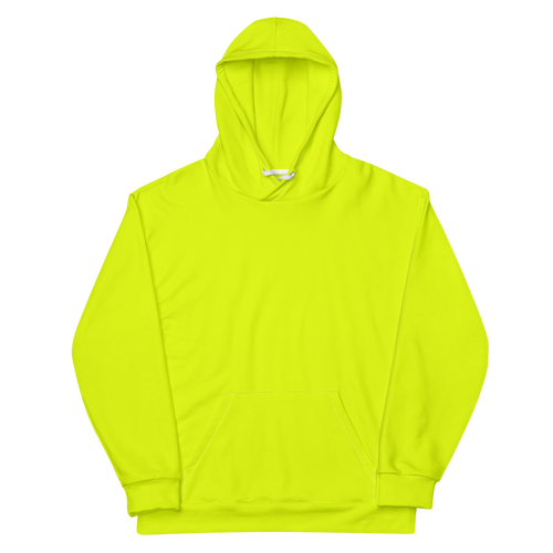 Recycled Unisex Hoodie | Neon Lime