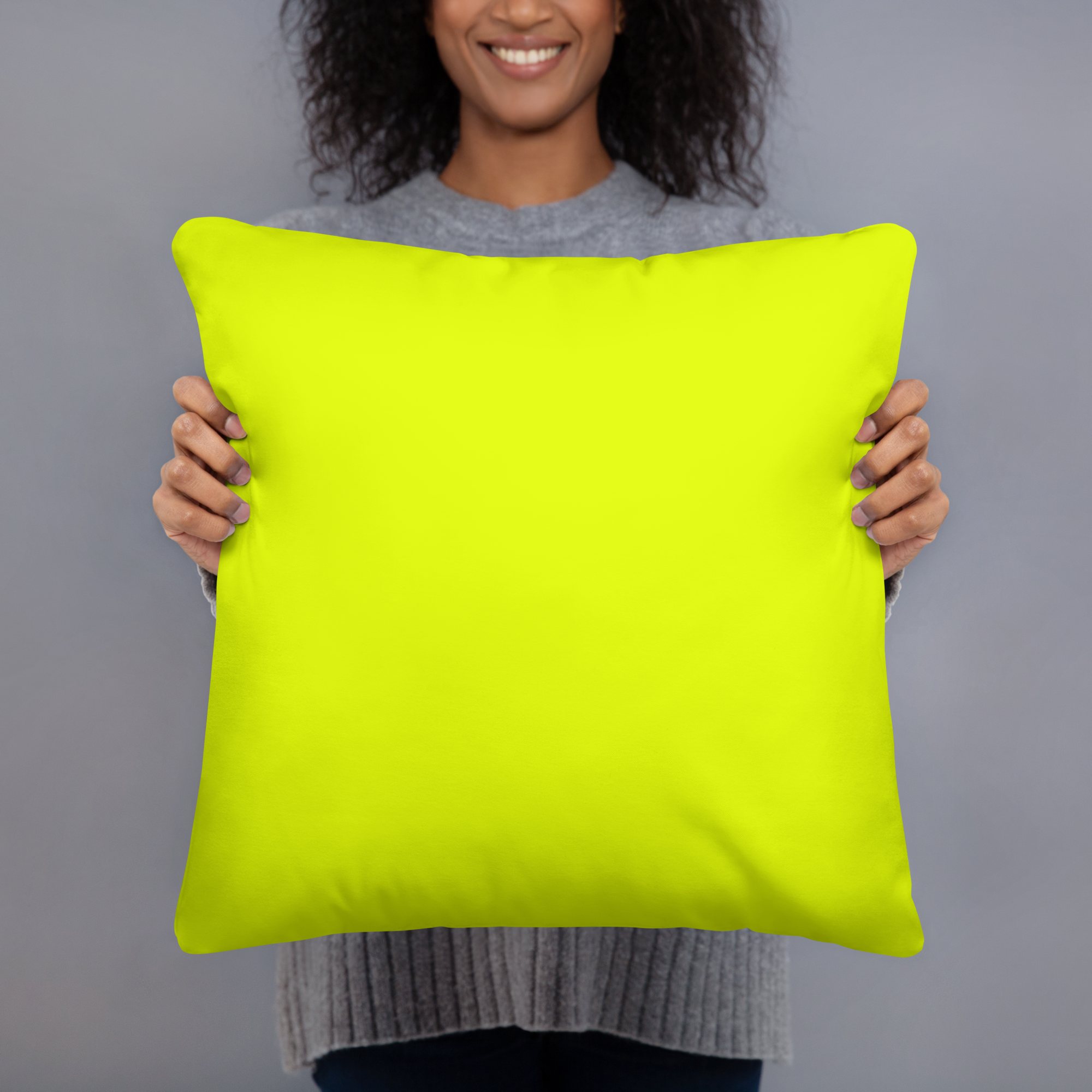 Basic Pillow | Neon Lime