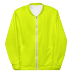 Unisex Bomber Jacket | Neon Lime