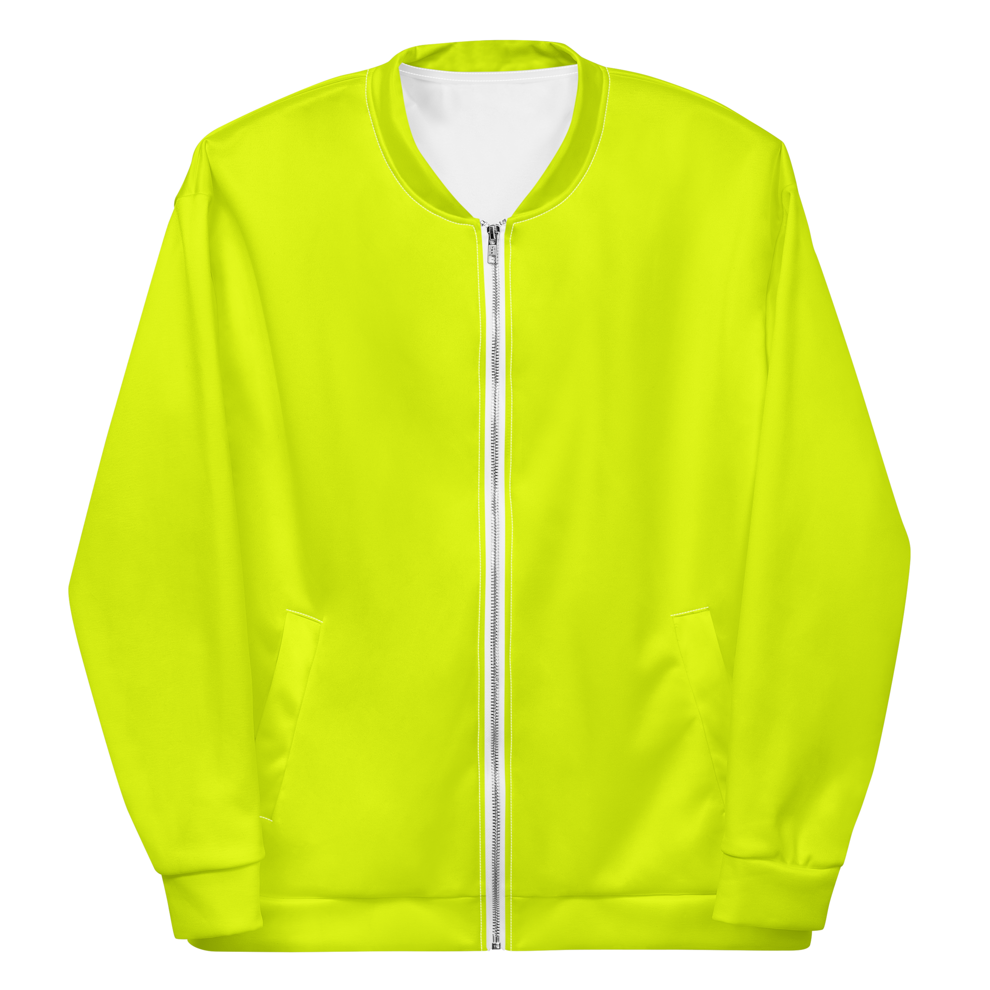 Unisex Bomber Jacket | Neon Lime