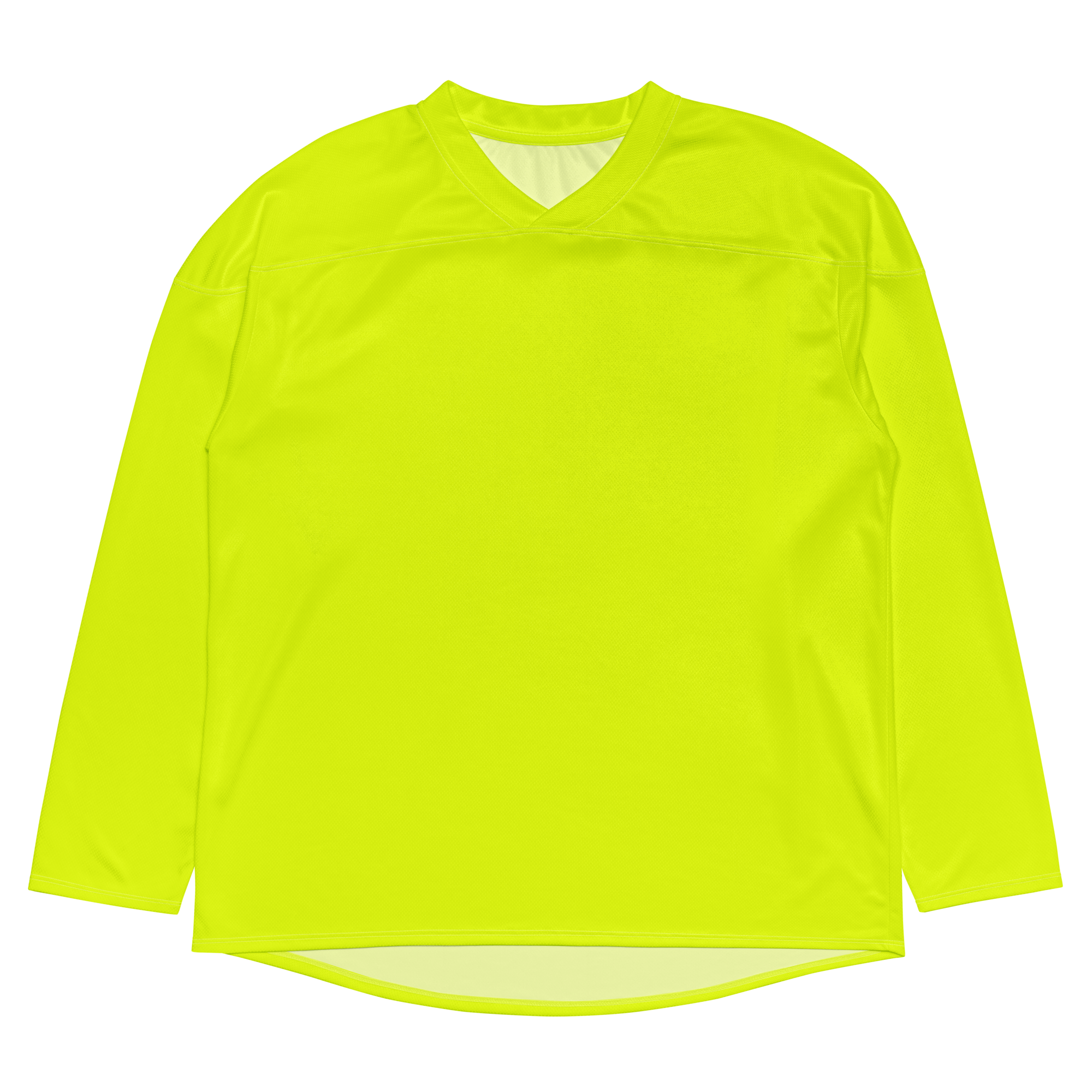 Recycled Hockey Jersey | Neon Lime