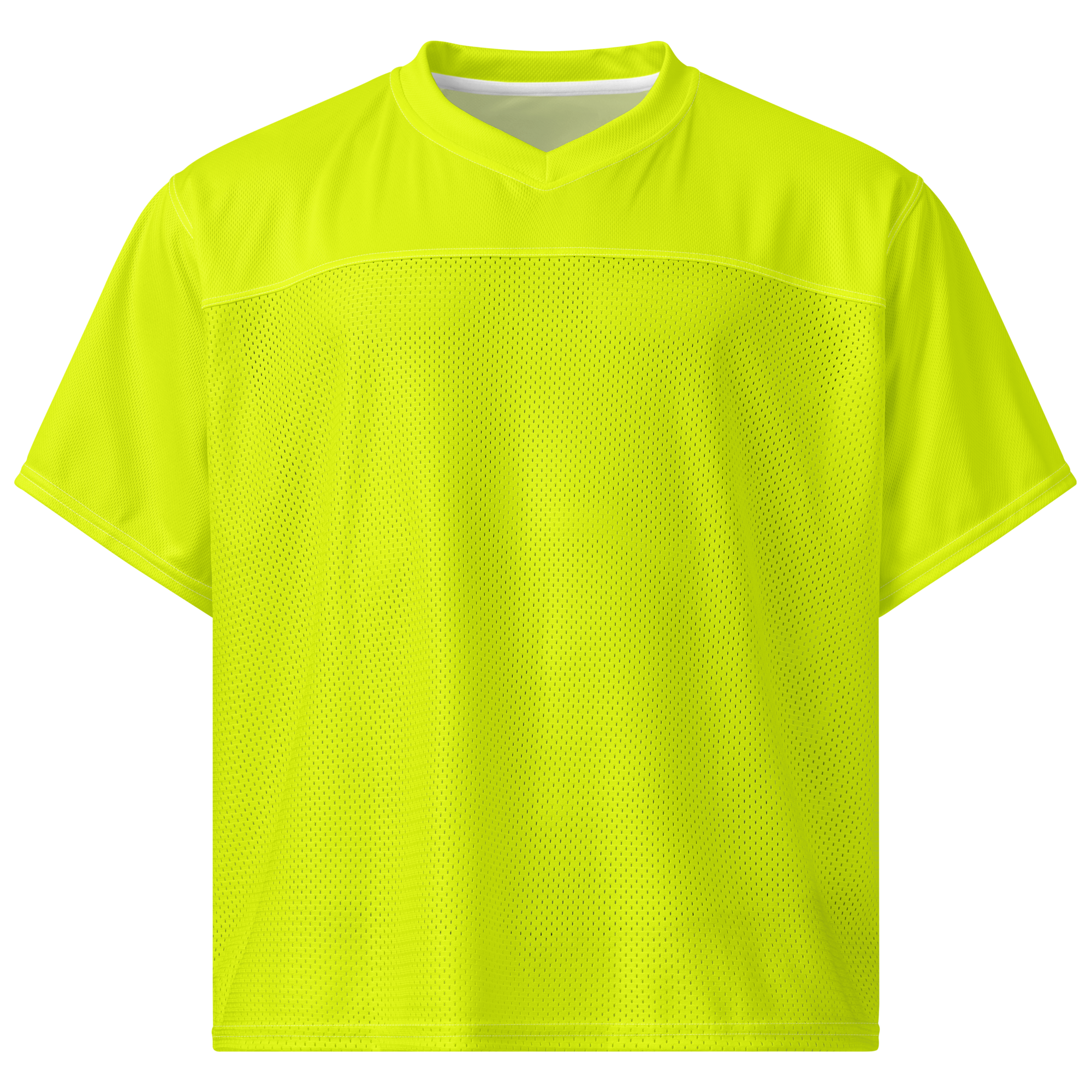 Boxy Football Jersey | Neon Lime