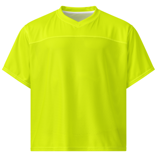 Boxy Football Jersey | Neon Lime