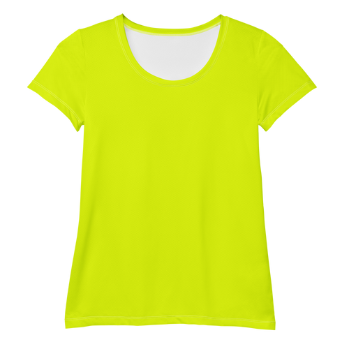 Women's Athletic T-Shirt | Neon Lime
