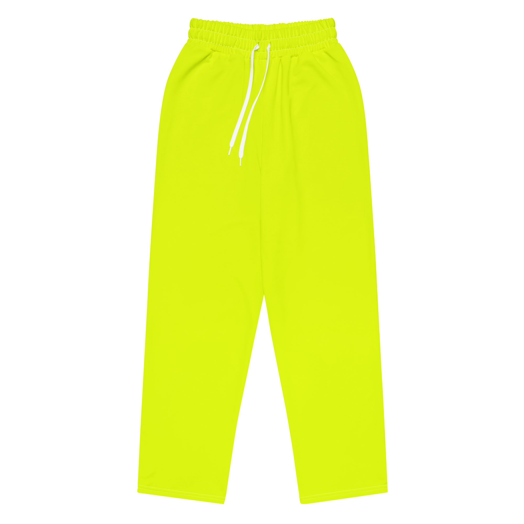 Unisex Wide-Leg Joggers | Neon Lime
