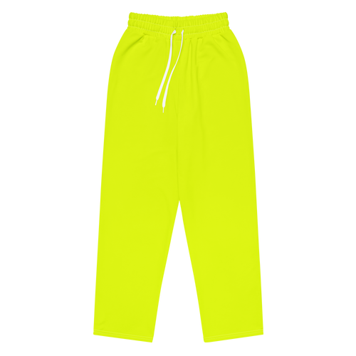 Unisex Wide-Leg Joggers | Neon Lime