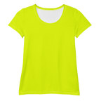 Women's Athletic T-Shirt | Neon Lime
