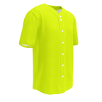 Recycled Baseball Jersey | Neon Lime