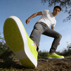 Men's Slip-On Canvas Shoes | Neon Lime
