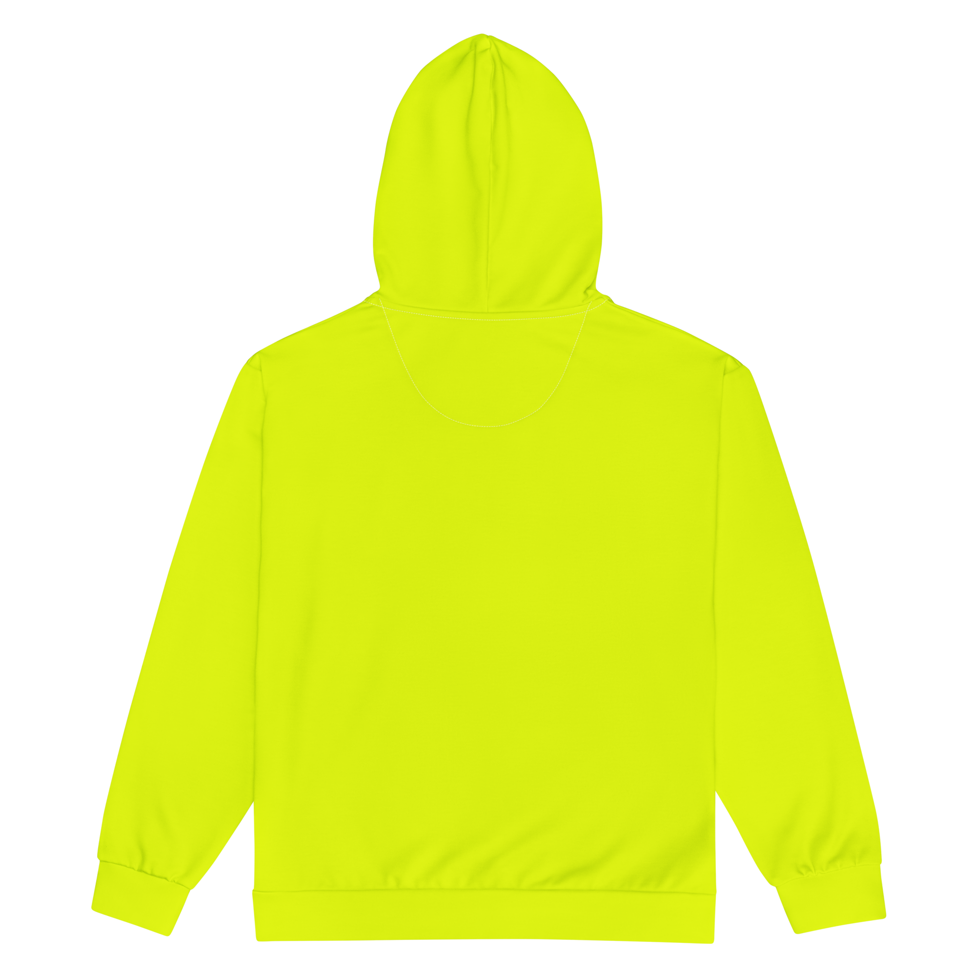 Unisex Zip Hoodie | Neon Lime