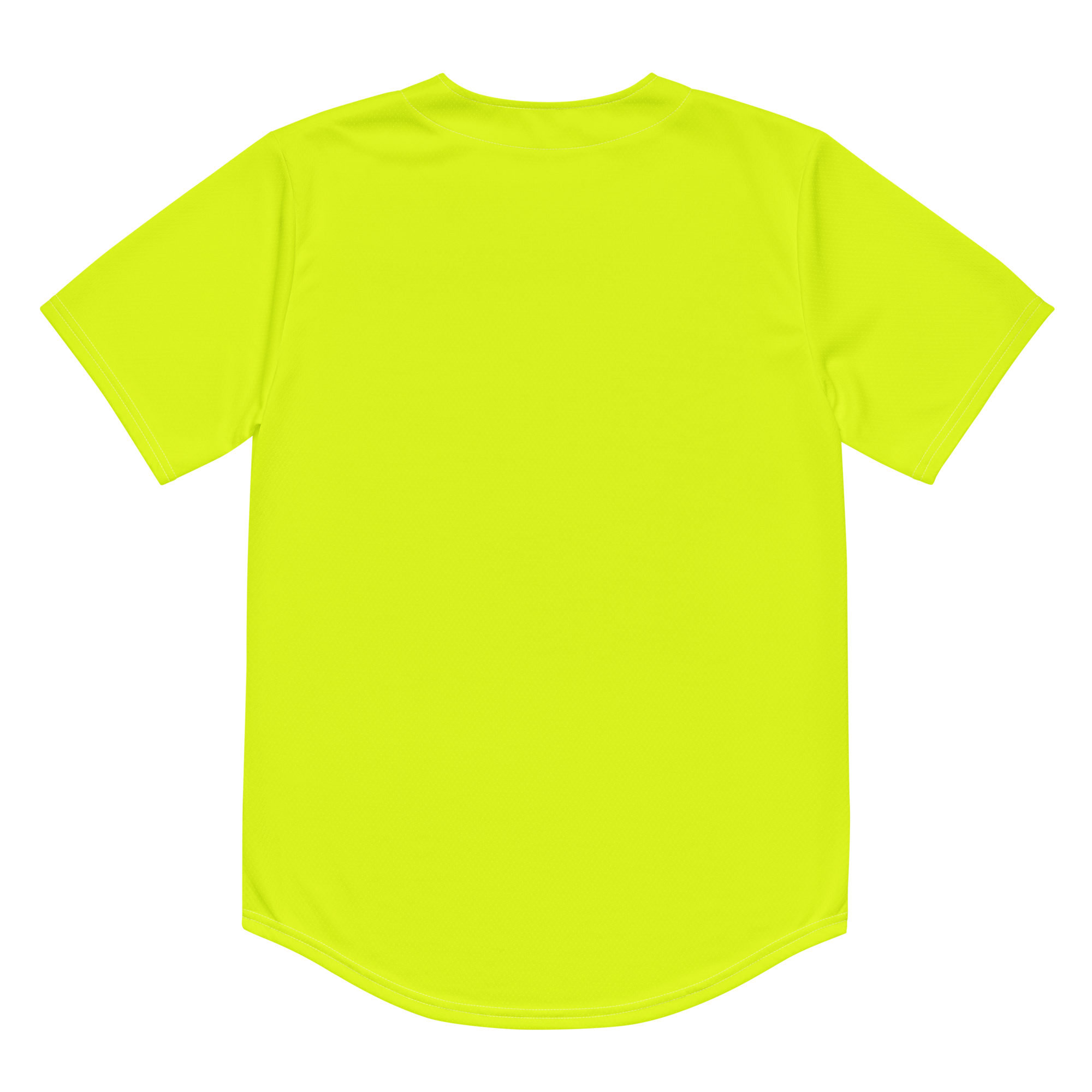 Recycled Baseball Jersey | Neon Lime