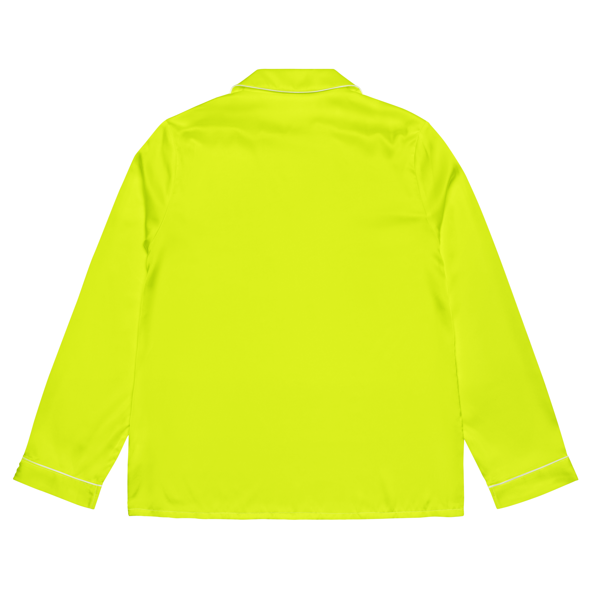 Women's Long Sleeve Pajama Top | Neon Lime