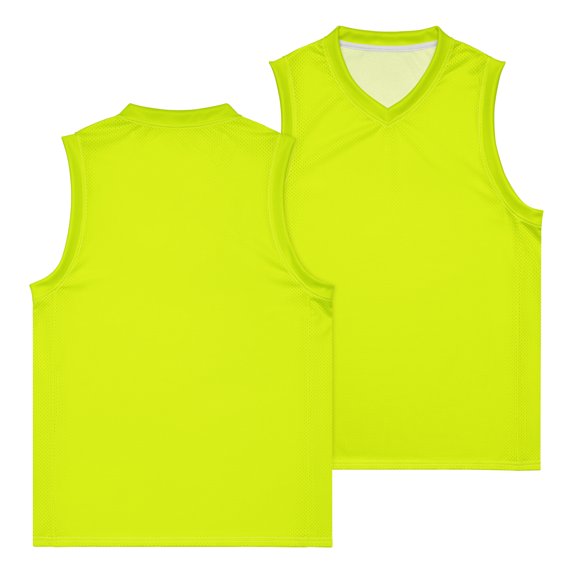 Premium Basketball Jersey | Neon Lime