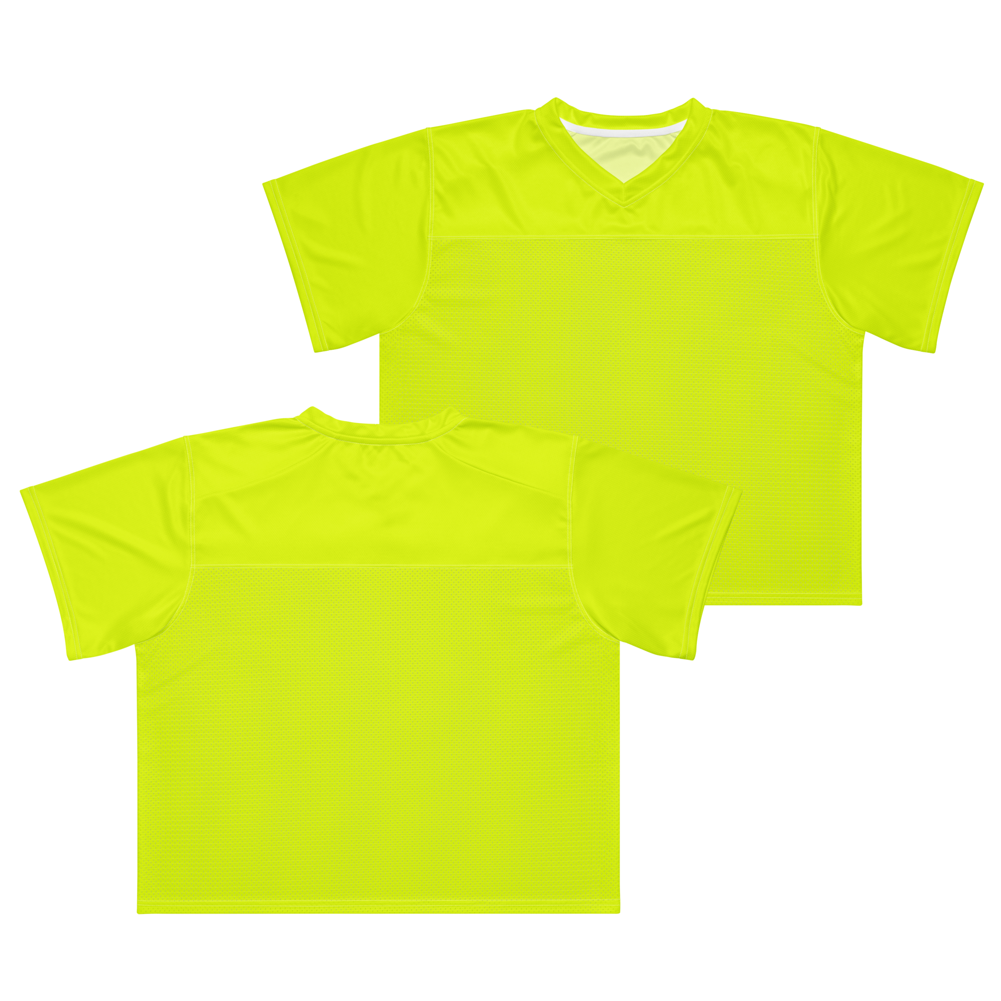 Boxy Football Jersey | Neon Lime