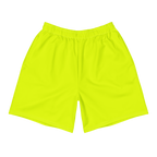 Unisex Athletic Long Shorts | Neon Lime